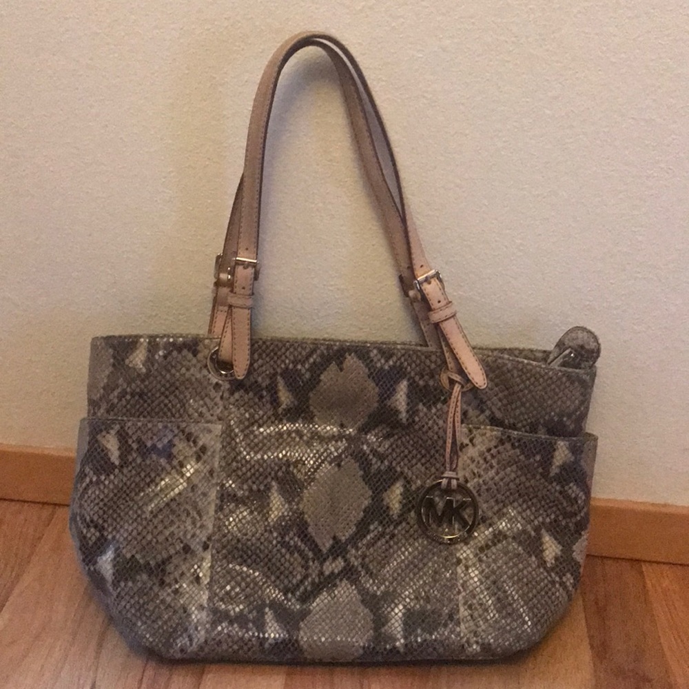 Faux Snakeskin Michael Kors Shoulder bag